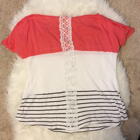 Pink Colorblock Top - Picture 3 of 4